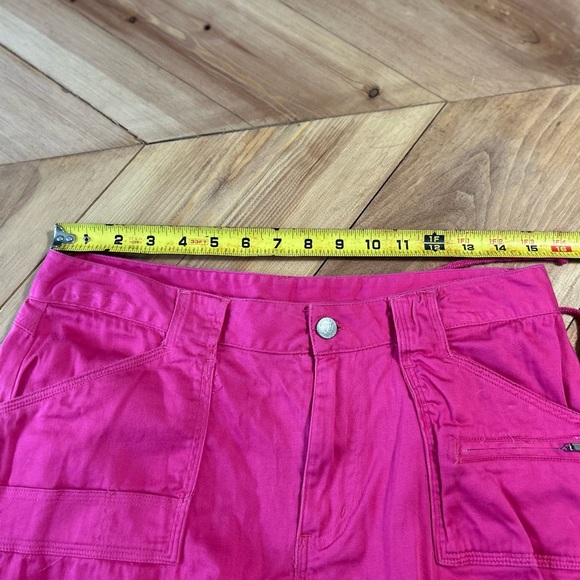Vintage Vibrant Pink Bugle Boy Casual Capri Pants - Picture 9 of 13